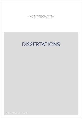 DISSERTATIONS