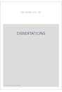 DISSERTATIONS