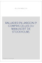 BALLADES EN JARGON (Y COMPRIS CELLES DU MANUSCRIT DE STOCKHOLM).