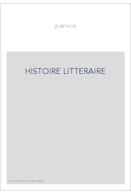 HISTOIRE LITTERAIRE