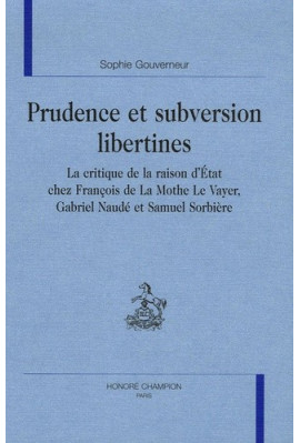 PRUDENCE ET SUBVERSION LIBERTINES