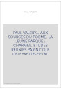 PAUL VALERY... AUX SOURCES DU POEME. LA JEUNE PARQUE -CHARMES.