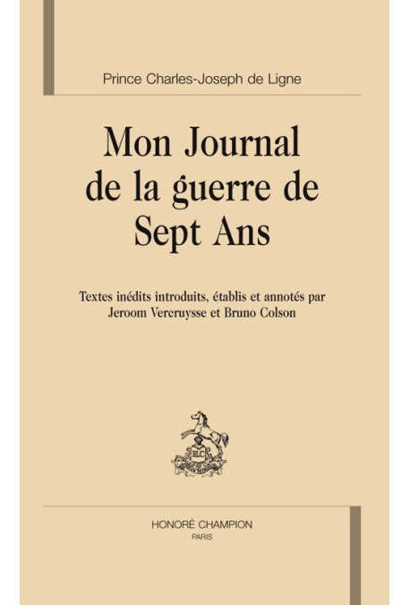 MON JOURNAL DE LA GUERRE DE SEPT ANS