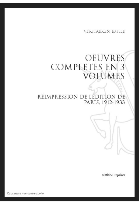 OEUVRES COMPLÈTES EN 3 VOLUMES
