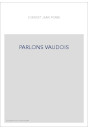 PARLONS VAUDOIS