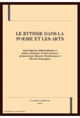 LE RYTHME DANS LA POESIE ET LES ARTS