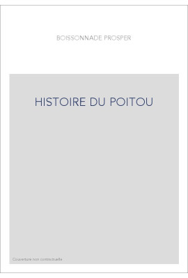 HISTOIRE DU POITOU