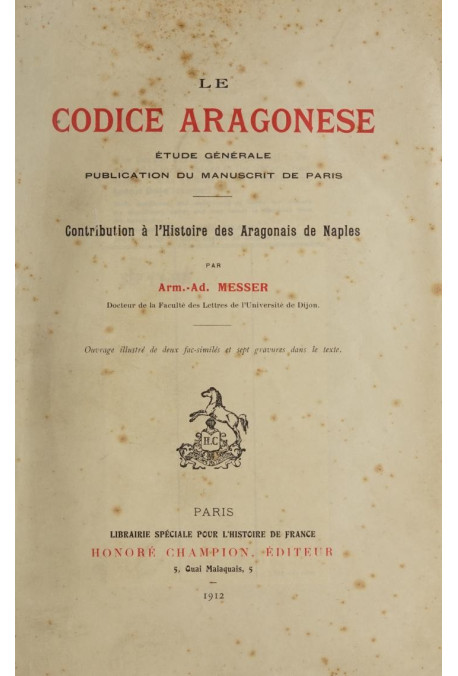 LE CODICE ARAGONESE.