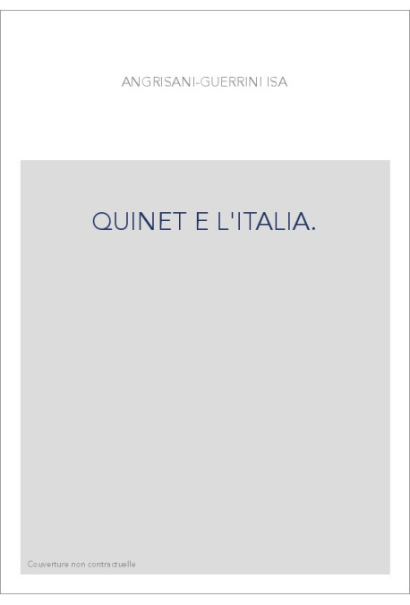 QUINET E L'ITALIA.