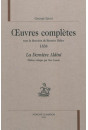 OEUVRES COMPLÈTES 1838. LA DERNIERE ALDINI