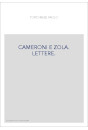 CAMERONI E ZOLA. LETTERE.