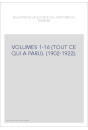 BULLETIN DE LA SOCIETE DE L'HISTOIRE DU THEATRE. VOLUMES 1-16 (TOUT CE QUI A PARU). (1902-1922).