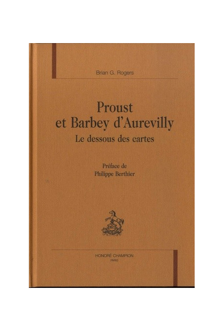 PROUST ET BARBEY D'AUREVILLY