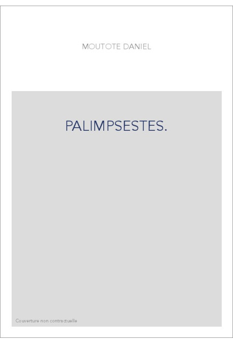 PALIMPSESTES.
