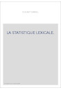 LA STATISTIQUE LEXICALE.