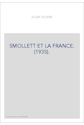 SMOLLETT ET LA FRANCE. (1935).