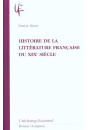 HISTOIRE DE LA LITTERATURE FRANCAISE DU XIXE SIECLE