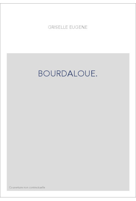 BOURDALOUE.