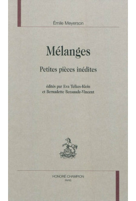 MELANGES  PETITES PIECES INEDITES
