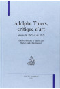 ADOLPHE THIERS, CRITIQUE D'ART