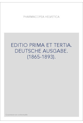 EDITIO PRIMA ET TERTIA. DEUTSCHE AUSGABE. (1865-1893).