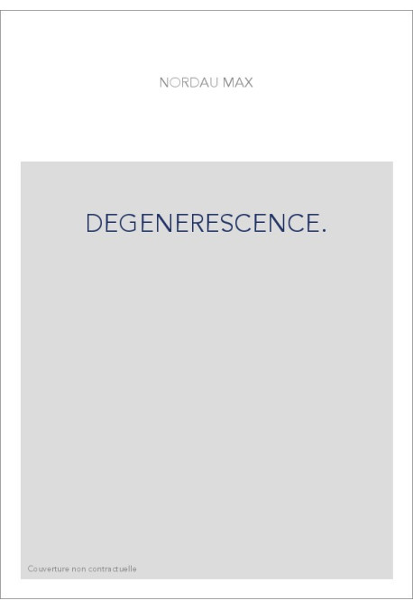 DEGENERESCENCE.