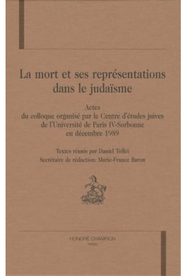 LA MORT ET SES REPRESENTATIONS DANS LE JUDAISME