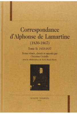 CORRESPONDANCE (1830-1867). TOME II : 1833-1837.