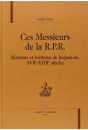 CES MESSIEURS DE LA R.P.R.
