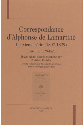 CORRESPONDANCE DEUXIEME SERIE (1807-1829). TOME III : 1820-1823