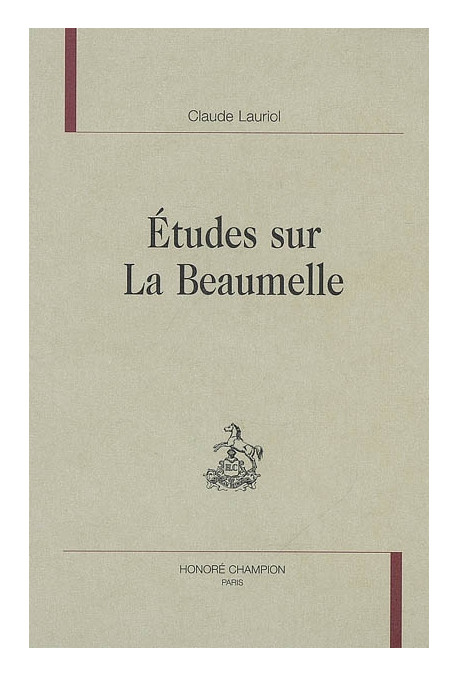 ÉTUDES SUR LA BEAUMELLE