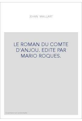 LE ROMAN DU COMTE D'ANJOU