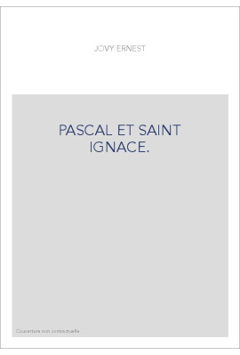 PASCAL ET SAINT IGNACE.