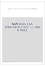 ENTRETIENS POLITIQUES ET LITTERAIRES NUMEROS 1-57. (1890-1893). (TOUT CE QUI A PARU).