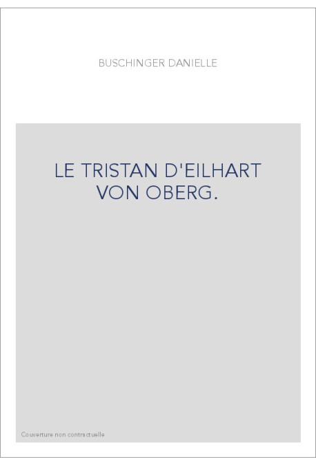 LE TRISTAN D'EILHART VON OBERG.