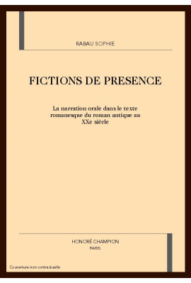 FICTIONS DE PRESENCE