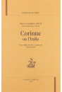 OEUVRES COMPLETES SERIE II OEUVRES LITTERAIRES TOME III. CORINNE OU L'ITALIE