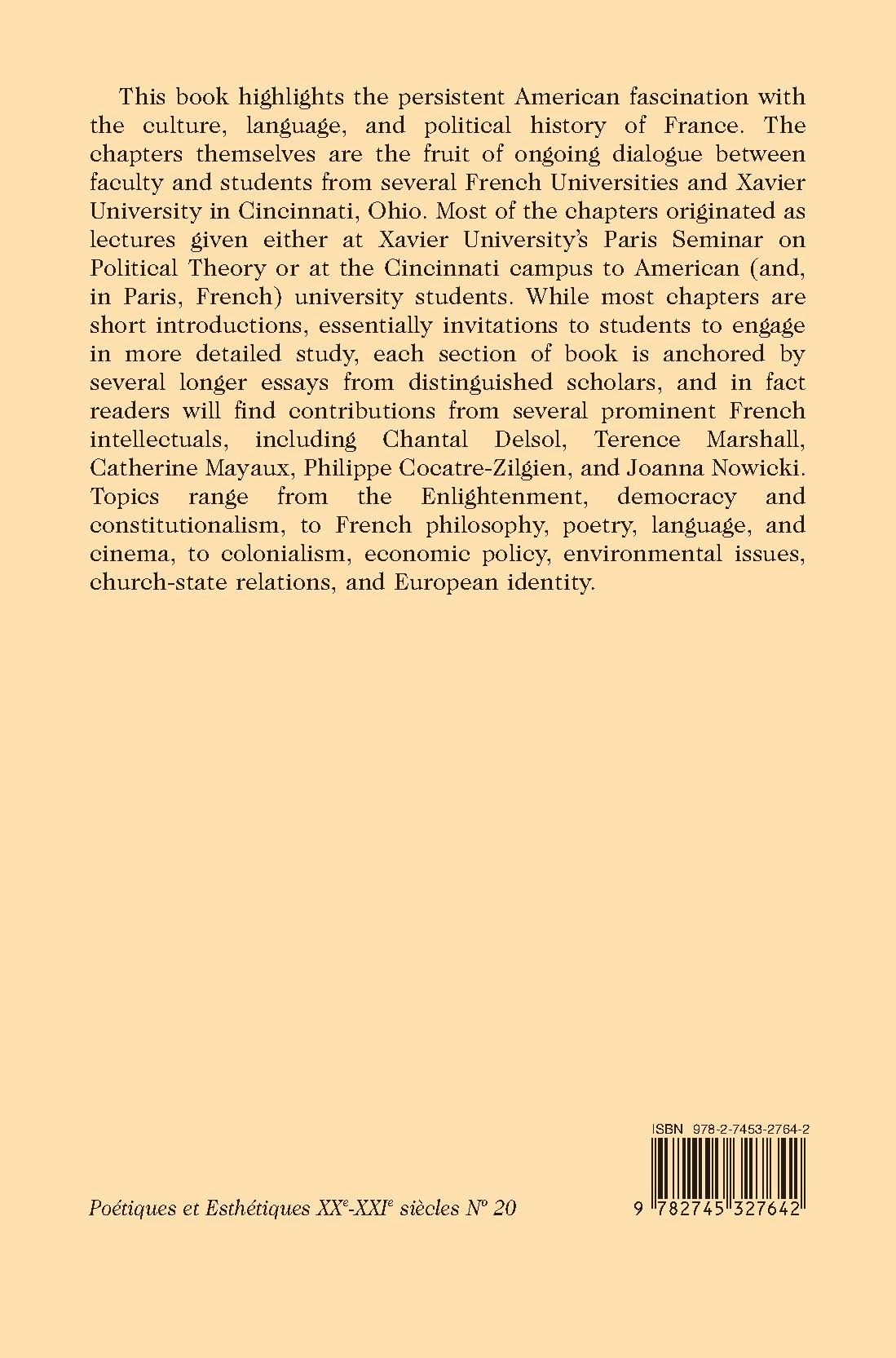 FRENCH STUDIES. LITERATURE, CULTURE, AND POLITICS