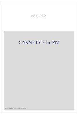 CARNETS. TOME 3 : 1848-1850