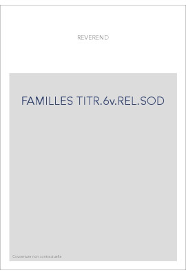 FAMILLES TITR.6v.REL.SOD