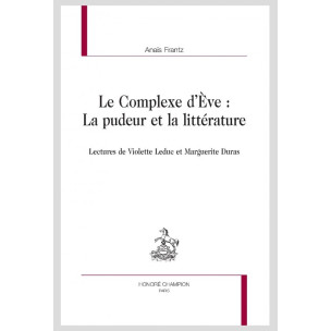 LE COMPLEXE D'ÈVE : LA PUDEUR ET LA LITTÉRATURE