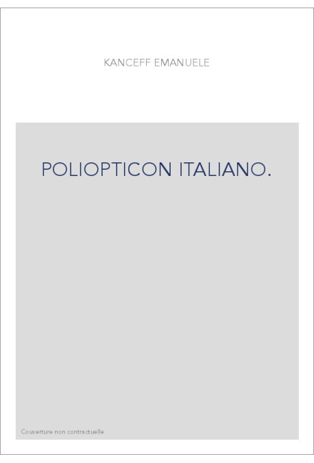 POLIOPTICON ITALIANO.