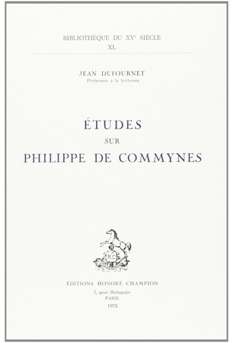 ETUDE SUR PHILIPPE DE COMMYNES.