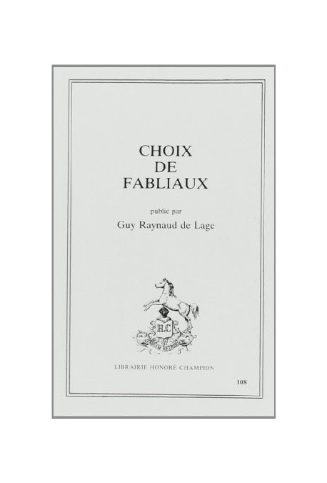 CHOIX DE FABLIAUX.