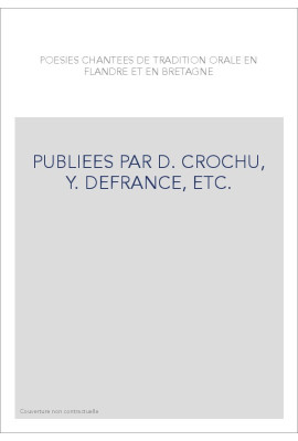 PUBLIEES PAR D. CROCHU, Y. DEFRANCE, ETC.