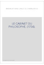 LE CABINET DU PHILOSOPHE. (1734).