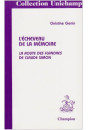 L'ECHEVEAU DE LA MEMOIRE. LA ROUTE DES FLANDRES DE CLAUDE SIMON.
