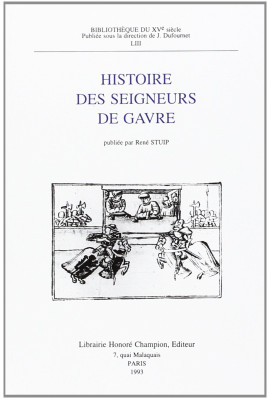 HISTOIRE DES SEIGNEURS DE GAVRE