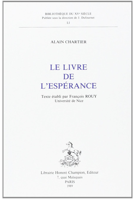LE LIVRE DE L'ESPERANCE