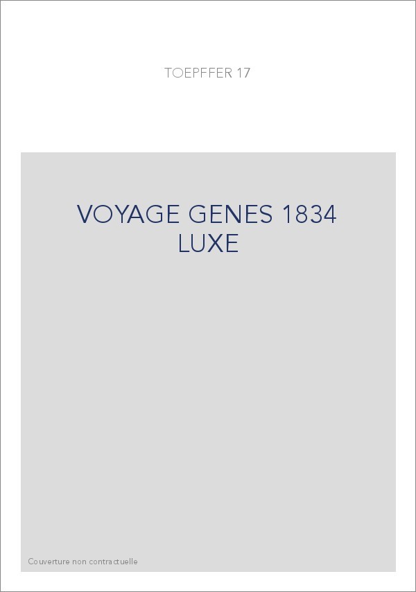 VOYAGE GENES 1834 LUXE